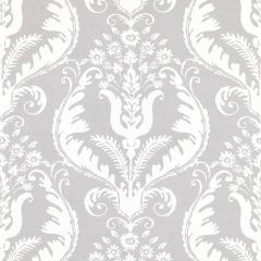 Scalamandre Primavera Linen Print French Grey SC 000416597 Botanica Collection Multipurpose Fabric