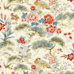 Scalamandre Shenyang Linen Print Sandalwood SC 000416601 Botanica Collection Multipurpose Fabric
