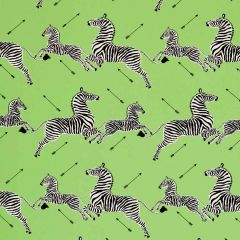 Scalamandre Zebras Petite Lime SC 000416641 Zebras Collection Multipurpose Fabric