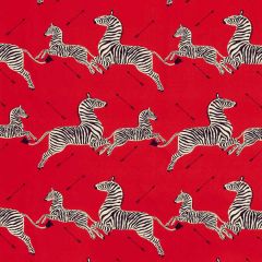 Scalamandre Zebras Petite Masai Red SC 000516641 Zebras Collection Multipurpose Fabric