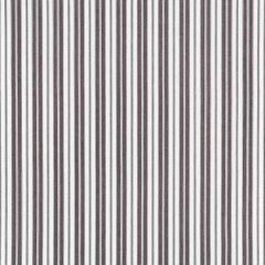 Scalamandre Devon Ticking Stripe Charcoal SC 000527115 Chatham Stripes & Plaids Collection Multipurpose Fabric