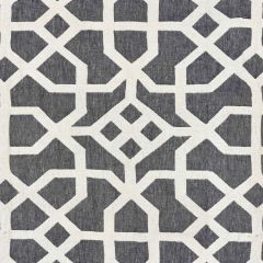 Scalamandre Linen Lattice Indigo & Greige SC 000527149 Modern Luxury Collection Multipurpose Fabric