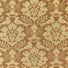 Scalamandre Love Bird Chocolate & Gold SC 00131098MM Multipurpose Fabric