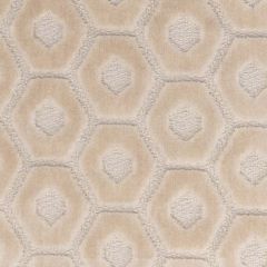 Stout Tambourine Cream 5 Piled High Velvets Collection Upholstery Fabric
