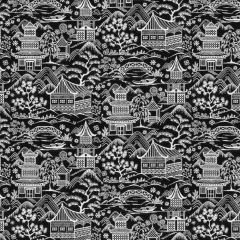Stout Upsala Black/White 2 Rainbow Library Collection Multipurpose Fabric