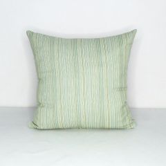 Indoor/Outdoor Outdura Jinga Seamist - 18x18 Vertical Stripes Throw Pillow
