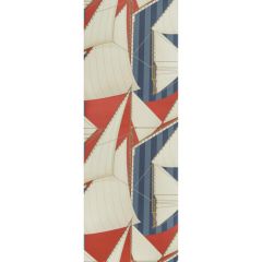 Lee Jofa St Tropez Wp Red / Blue 2018109-195 by Suzanne Kasler The Riviera Collection Wall Covering
