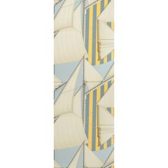 Lee Jofa St Tropez Wp Blue / Yellow 2018109-405 by Suzanne Kasler The Riviera Collection Wall Covering