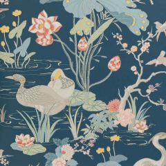 Lee Jofa Luzon Paper Sapphire 2020105-507 Mindoro Wallpaper Collection Wall Covering