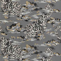 Lee Jofa Bongol Paper Charcoal 2020107-2146 Mindoro Wallpaper Collection Wall Covering