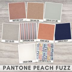 Sunbrella Sample Pack - Pantone Peach Fuzz