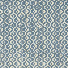 Lee Jofa Small Medallion Wp Azure 3523-5 Blithfield Collection Wall Covering