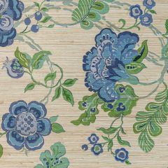 Lee Jofa Somerset Grasscloth Blue 3527-530 Blithfield Collection Wall Covering