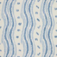 Lee Jofa Ikat Stripe Wp Azure 3531-155 Blithfield Collection Wall Covering