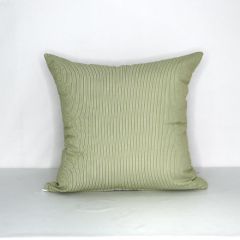 Indoor/Outdoor Perennials Ticking Stripe Sprout - 24x24 Throw Pillow