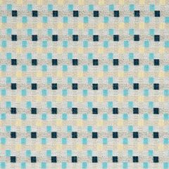 Baker Lifestyle Skane Aqua / Indigo / Linen Pf50347-4 Homes and Gardens II Collection Multipurpose Fabric