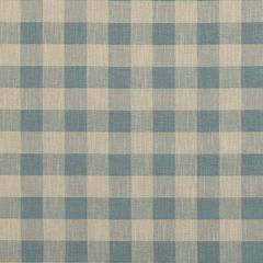 Baker Lifestyle Block Check Soft Blue Pf50490-605 Block Weaves Collection Indoor Upholstery Fabric