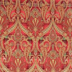 Scalamandre Highland Fling Reds and Pink SC 000116316 Indoor Upholstery Fabric