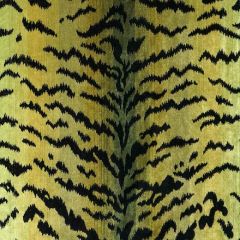 Scalamandre Tigre Greens and Black SC 000226167MMA Indoor Upholstery Fabric