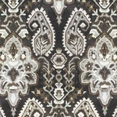 Scalamandre Oushak Linen Velvet Smoke SC 000327171 La Boheme Collection Indoor Upholstery Fabric