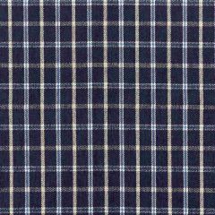 Scalamandre Bristol Plaid Navy SC 000427121 Chatham Stripes and Plaids Collection Indoor Upholstery Fabric