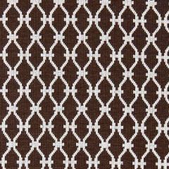 Scalamandre Trellis Weave Espresso SC 000827009 Oriana Collection Indoor Upholstery Fabric