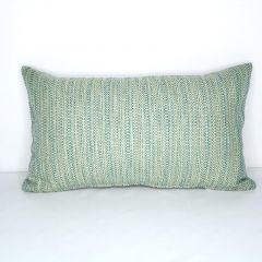 Indoor Patio Lane Seagrass Weave - 20x12 Vertical Stripes Throw Pillow