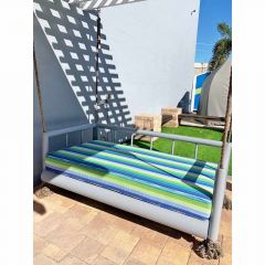 Sunbrella Seville Seaside Twin Size Daybed Cover 75 x 39 x 7