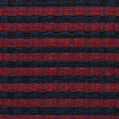 Old World Weavers Dale Horsehair Blue / Red / Black SK 00016816 Horsehair Chapters Collection Indoor Upholstery Fabric