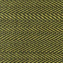 Old World Weavers Milzig Herringbone - Horsehair Chartreuse / Black SK 0044MI65 Horsehair Chapters Collection Indoor Upholstery Fabric