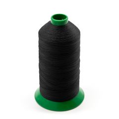 A&E Poly Nu Bond Twisted Non-Wick Polyester Thread Right Twist Size 138 Black