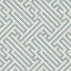 Outdura Labyrinth Aqua 12002 Ovation 4 Collection - Morning Sky Upholstery Fabric