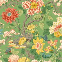 GP and J Baker Little Magnolia Emerald 45121-1 Originals Wallpaper Collection Wall Covering