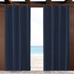 Sunbrella Spectrum Indigo 48080-0000 Outdoor Curtain with Grommets