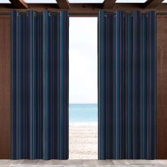 Sunbrella Stanton Lagoon 58001-0000 Outdoor Curtain with Grommets