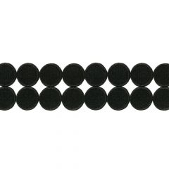 Kravet Design Double Dot Black T30737-8 by Kate Spade Finishing