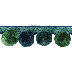 Kravet Couture Phuket Poms Peacock 30804-135 Luxury Trimmings Collection Finishing