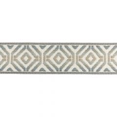 Kravet Couture Sanur Tape Pewter 30823-11 Luxury Trimmings Collection Finishing