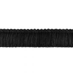 Kravet Couture Sojourn Fringe Ivory / Noir 30825-81 Luxury Trimmings Collection Finishing