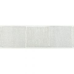 Kravet Couture Latitude Tape Silver 30831-11 Modern Luxe Trimmings Collection Finishing