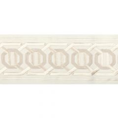 Kravet Couture Octagon Wide Tape Ivory 30841-1 Luxury Tapes Collection Finishing