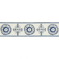 Lee Jofa Belles Tape Blue / Navy 10175-150 by Suzanne Kasler The Riviera Collection Finishing