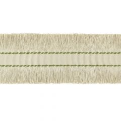 Lee Jofa Cut Ruche Fringe Flax & Olive Grn 10190-1623 Garden II Collection by Paolo Moschino Finishing