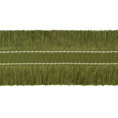 Lee Jofa Cut Ruche Fringe Olive Green 10190-3 Paolo Moschino Garden II Collection Finishing