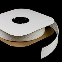 Velcro Brand Nylon Tape Hook #88 Adhesive Backing 2" White 191231 (25 yard roll)