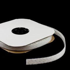 Velcro Brand Nylon Tape Loop #1000 Adhesive Backing 1" White 190959 (25 yard roll)