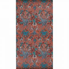 Clarke and Clarke Amazon Red 009805 Animalia By Emma J Shipley For CandC Collection Wall Covering