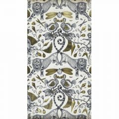 Clarke and Clarke Extinct Gold 010002 Animalia By Emma J Shipley For CandC Collection Wall Covering