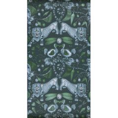 Clarke and Clarke Extinct Navy 010004 Animalia By Emma J Shipley For CandC Collection Wall Covering