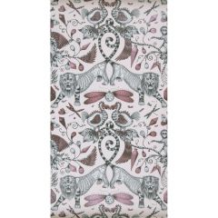 Clarke and Clarke Extinct Pink 010005 Animalia By Emma J Shipley For CandC Collection Wall Covering